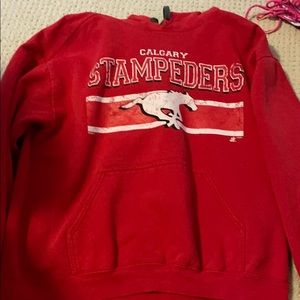red calgary stampeders sweatshirt
